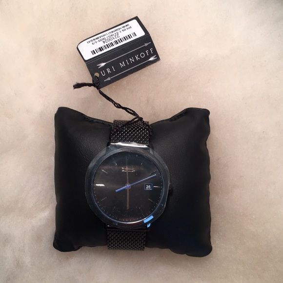 Rebecca Minkoff Norrebro Black Mesh Bracelet Watch - Picture 3 of 7